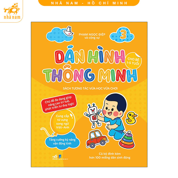 Sách - Tương Tác Vừa Học Vừa Chơi - Dán Hình Thông Minh (4 Cuốn) (Nhã Nam Hcm)