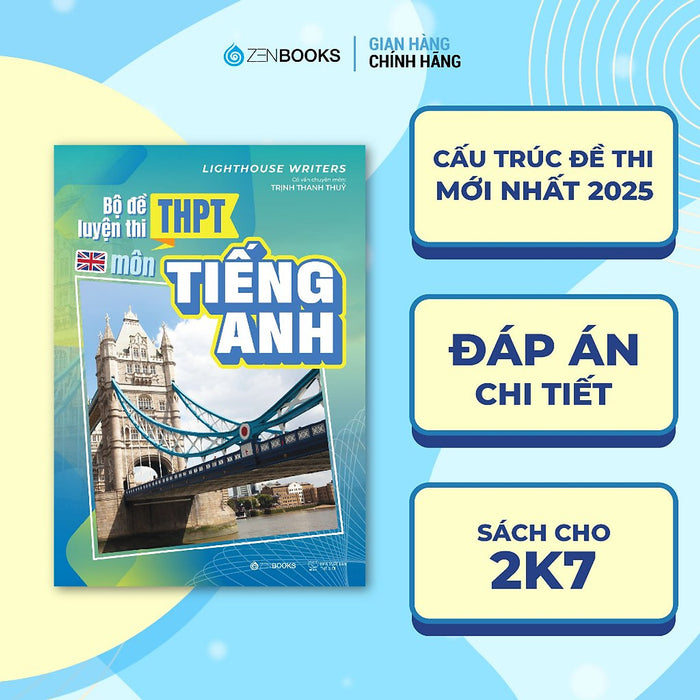 Sách - Bộ Đề Luyện Thi Thpt Môn Tiếng Anh