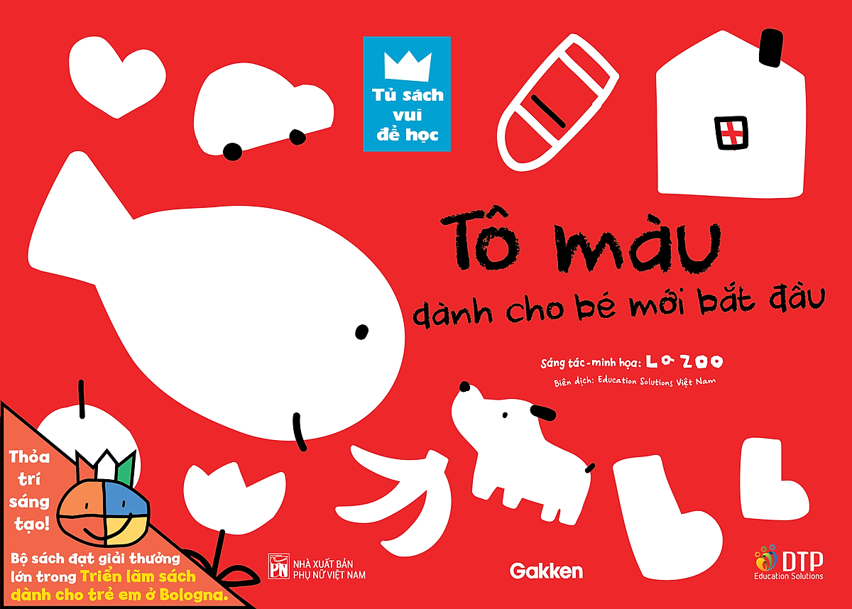 Sách - Dtpbooks - Tô Màu Dành Cho Bé Mới Bắt Đầu - Tủ Sách Vui Để Học