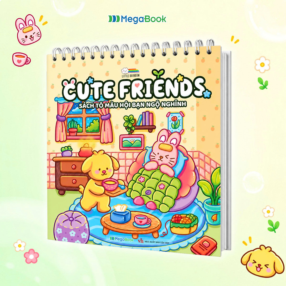 Cute Friends - Sách Tô Màu Hội Bạn Ngộ Nghĩnh