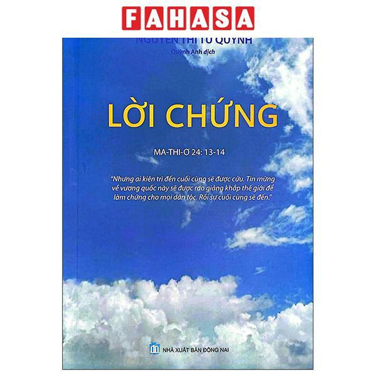 Sách - Lời Chứng