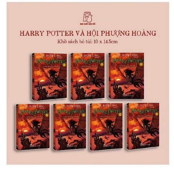 Sách Nxb Trẻ - Harry Potter Và Hội Phượng Hoàng - Tập 5 (Set 7 Cuốn) - Khổ Nhỏ