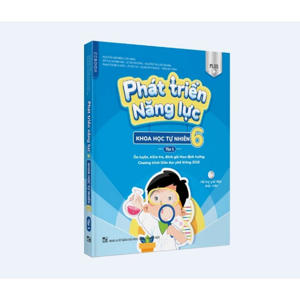 Sách Tham Khảo Lớp 6 Chương Trình Mới - Phát Triển Năng Lực Khoa Học Tự Nhiên 6 - Tập 1 (Plus) -  Nhiều Tác Giả -  Nhà Xuất Bản Đại Học Quốc Gia Hà Nội - Winbooks