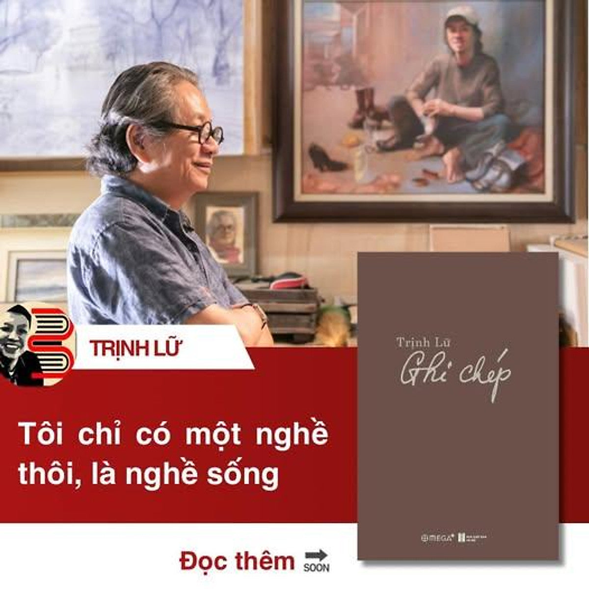 (Tặng Kèm 1 Bộ Postcard Tranh 5 Cái) Ghi Chép – Trịnh Lữ – Nxb Hà Nội – Omega Plus