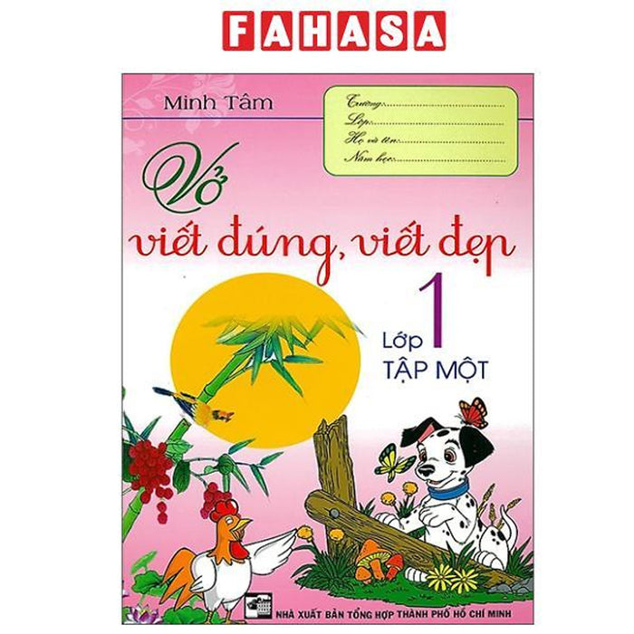 Sách - Vở Viết Đúng, Viết Đẹp Lớp 1 - Tập 1 (Tái Bản 2025)