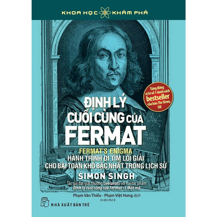 Sách - Khkp - Định Lý Cuối Cùng Của Fermat (Nxb Trẻ)