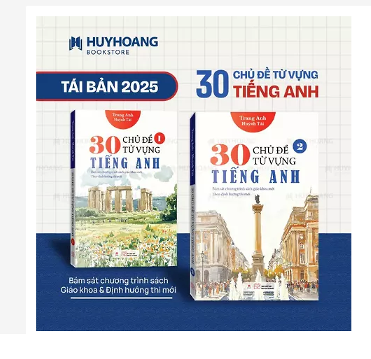 Sách 30 Chủ Đề Từ Vựng Tiếng Anh Tb 2025, Sách Tiếng Anh, Sách Tự Ôn Tiếng Anh, Cô Trang Anh