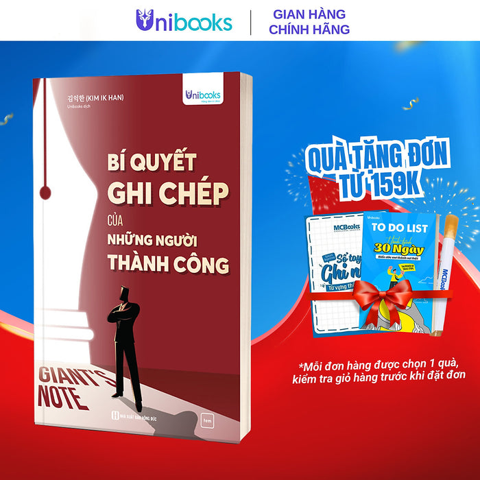 Sách - Giant'S Note - Bí Quyết Ghi Chép Của Những Người Thành Công