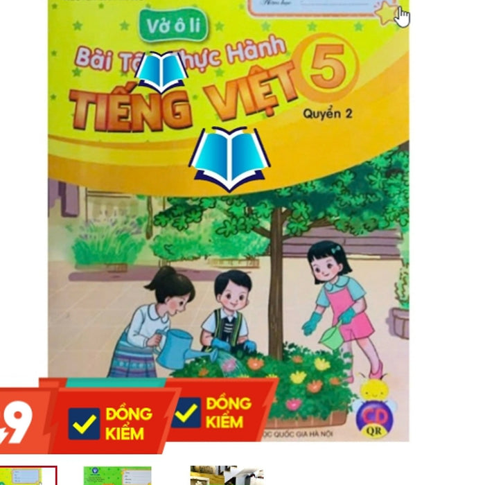 Sách - Vở Ô Li Bài Tập Thực Hành Tiếng Việt 5 - Tập 1 + 2 (Cánh Diều)