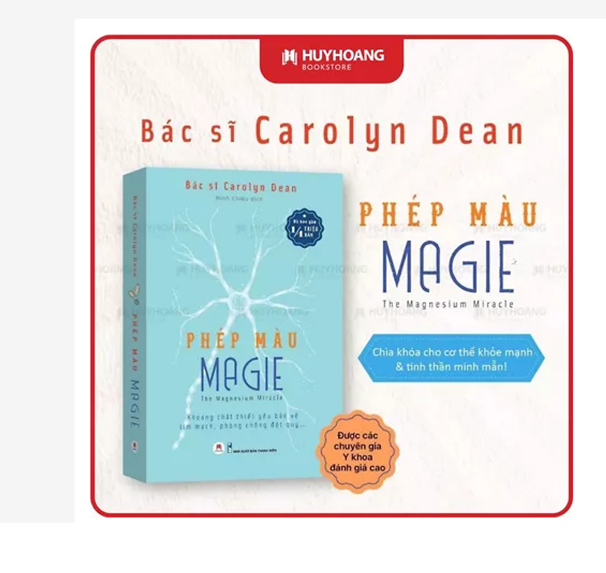Sách - Phép Màu Magie Chống Đột Quỵ, Tim Mạch, Tiểu Đường, Dinh Dưỡng Khoa Học, Cải Thiện Cuộc Sống