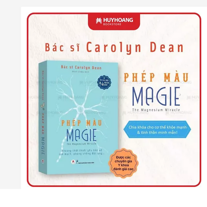 Sách - Phép Màu Magie Chống Đột Quỵ, Tim Mạch, Tiểu Đường, Dinh Dưỡng Khoa Học, Cải Thiện Cuộc Sống