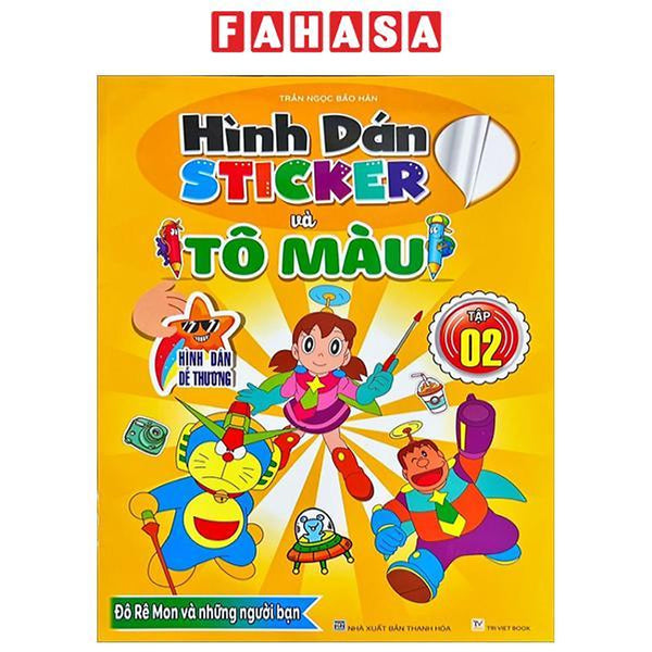 Sách - Hình Dán Sticker Và Tô Màu - Tập 2
