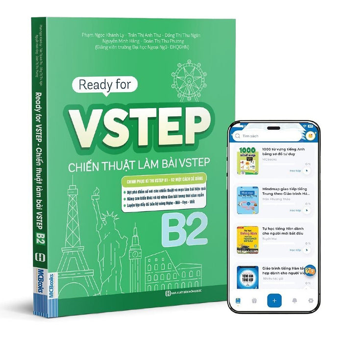 Ready For Vstep B2- Chiến Thuật Làm Bài Vstep Đạt Điểm Cao – Giảng Viên Trường Đại Học Ngoại Ngữ-Đhqghn – Bizbooks - Nxb Hồng Đức