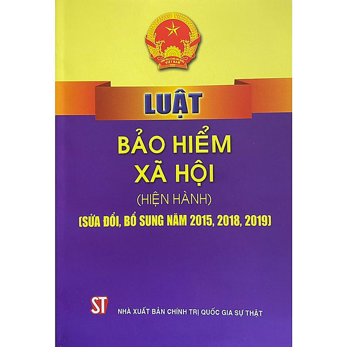 Sách Luật Bảo Hiểm Xã Hội 2019