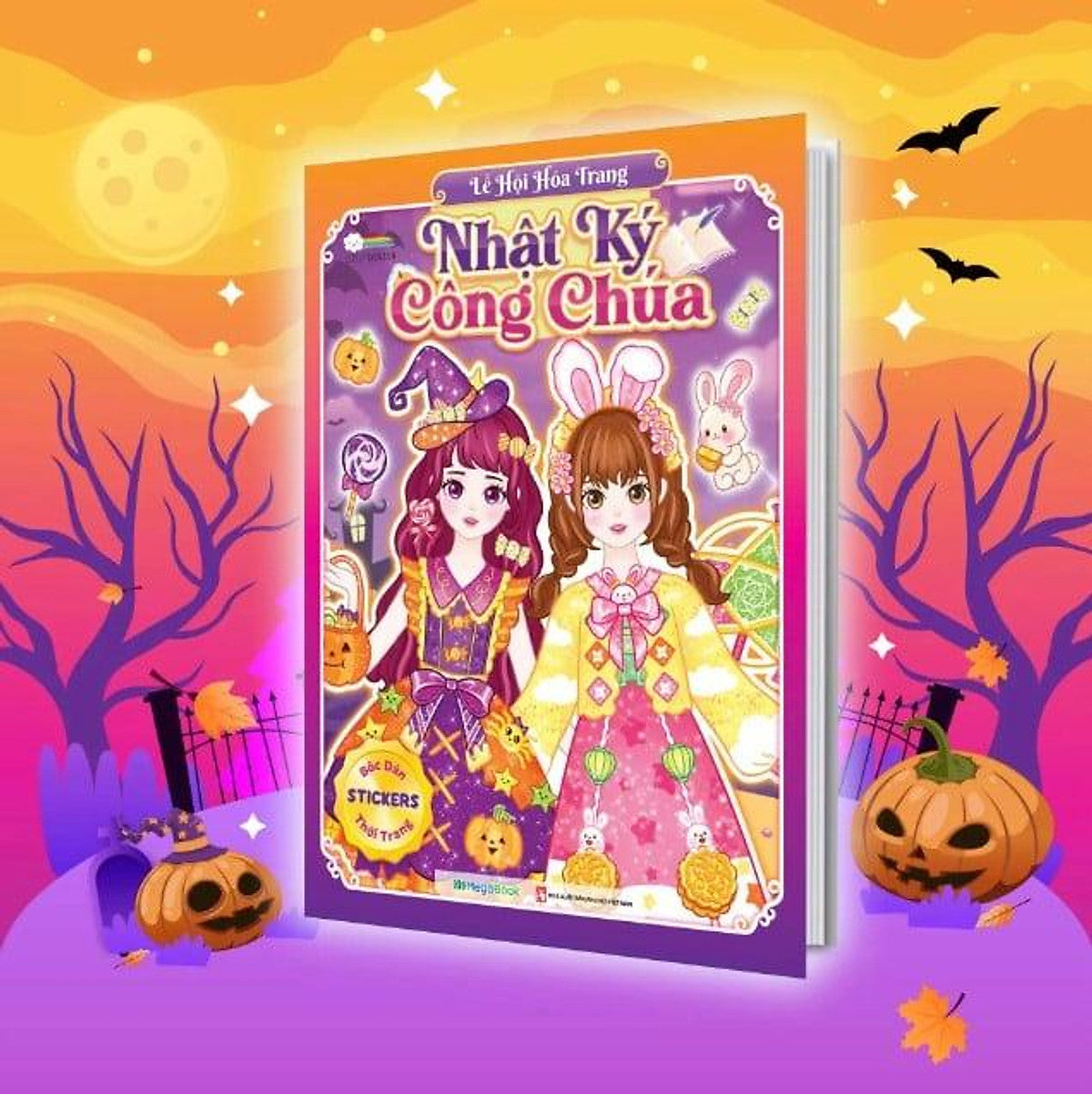 Sách Nhật Ký Công Chúa - Lễ Hội Hóa Trang (150+ Stickers Dễ Thương)