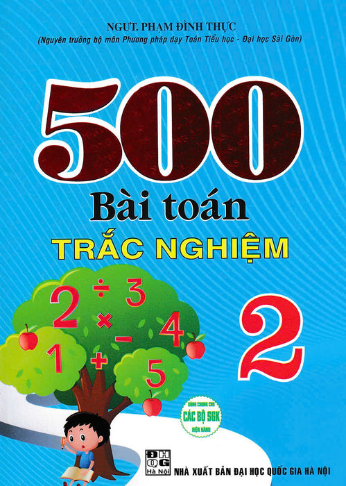 Sách - 500 Bài Toán Trắc Nghiệm Lớp 2 (Biên Soạn Theo Chương Trình Mới) - Ha