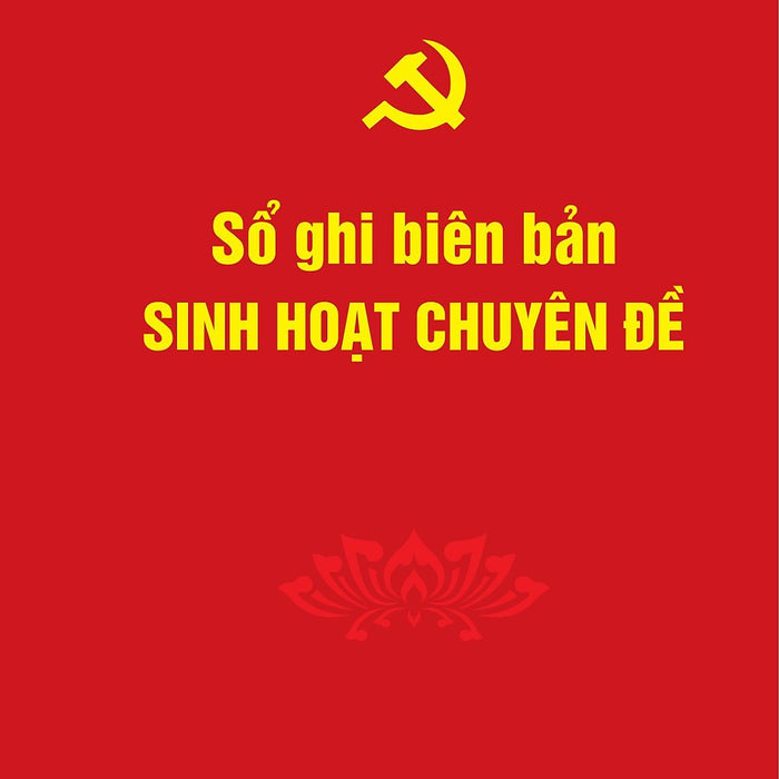 Sổ Ghi Biên Bản Sinh Hoạt Chuyên Đề
