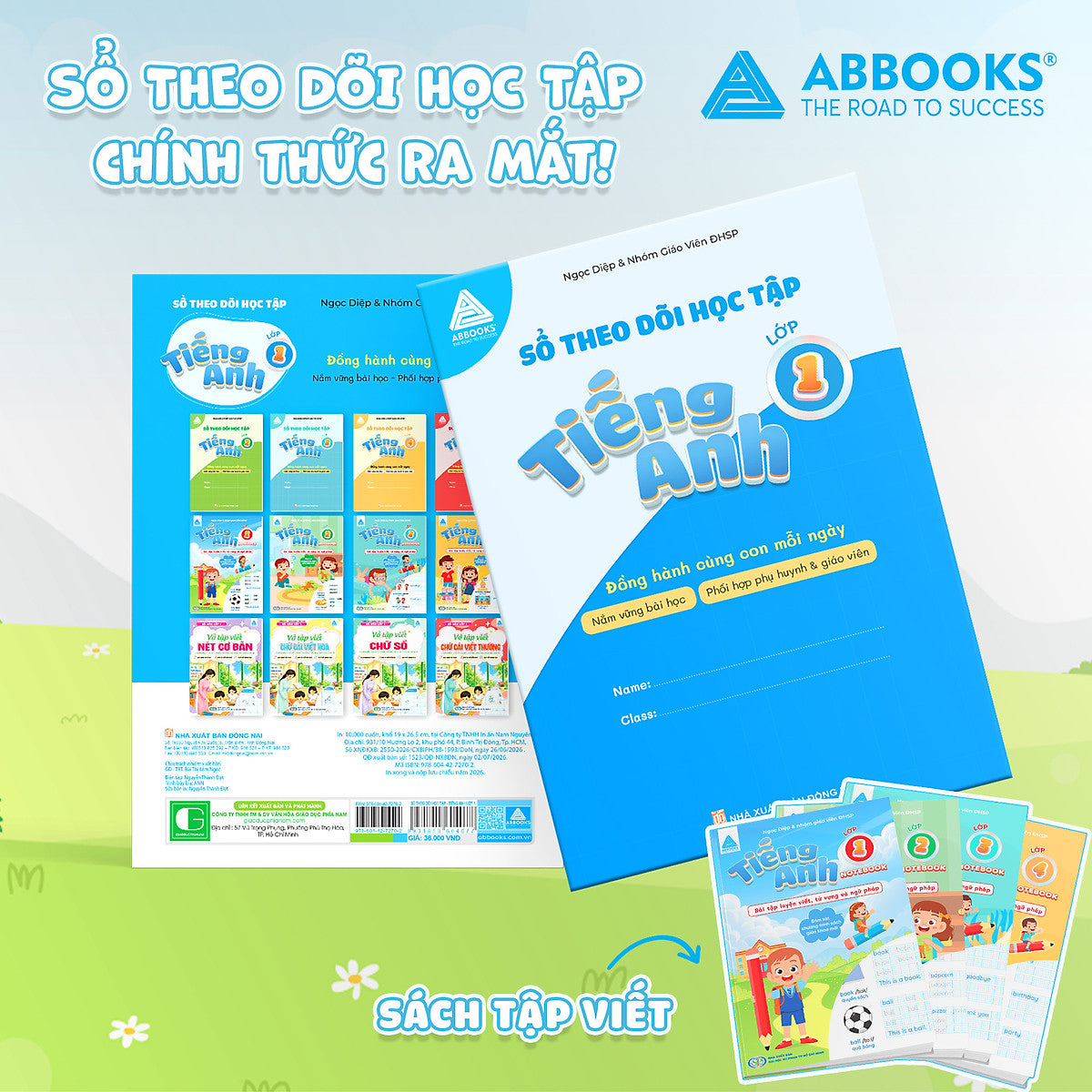 Sổ Theo Dõi Học Tập Tiếng Anh Lớp 1 Cho Bé Phối Hợp Phụ Huynh Giáo Viên Abbooks