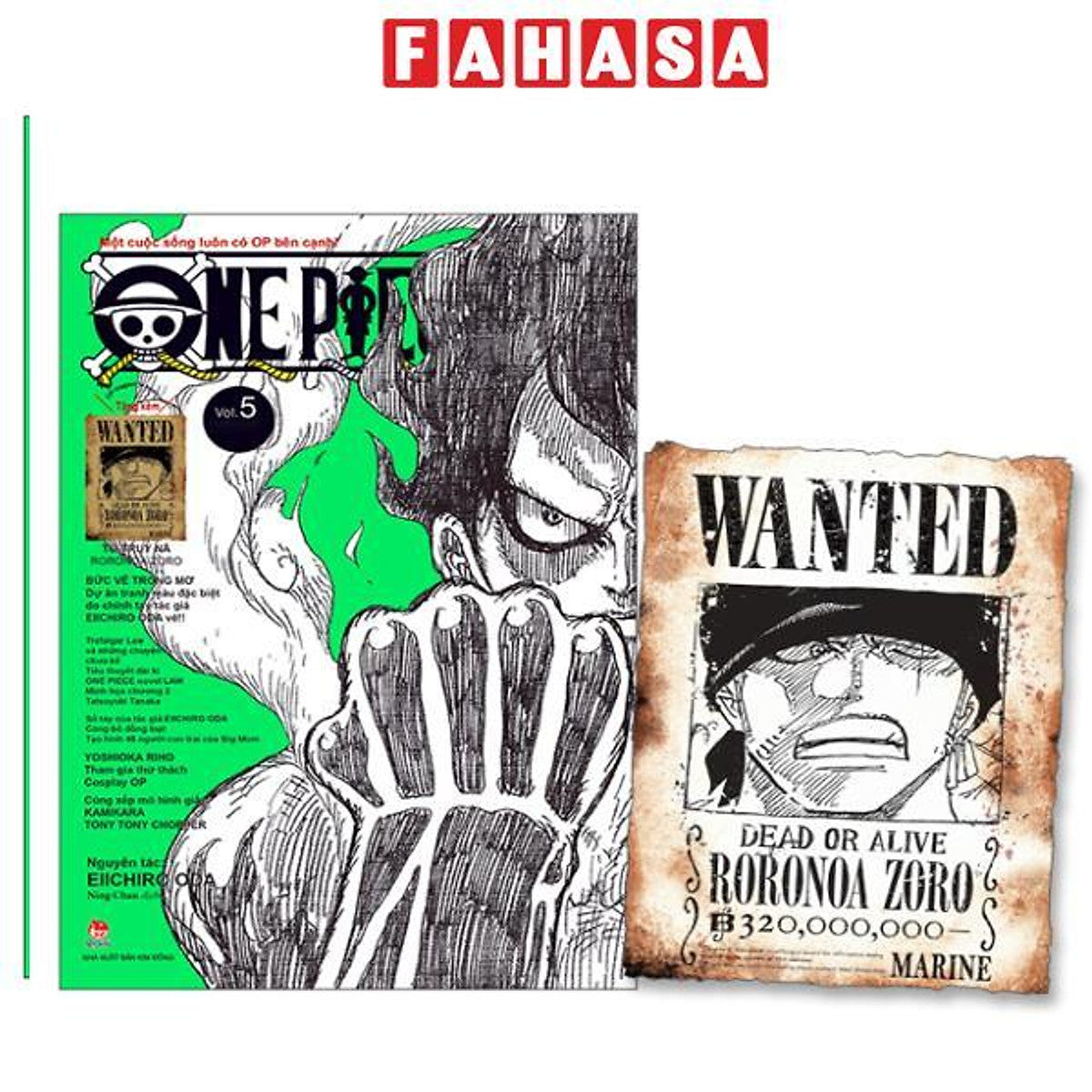 Sách - One Piece Magazine - Tập 5 - Tặng Kèm Tờ Truy Nã Zoro