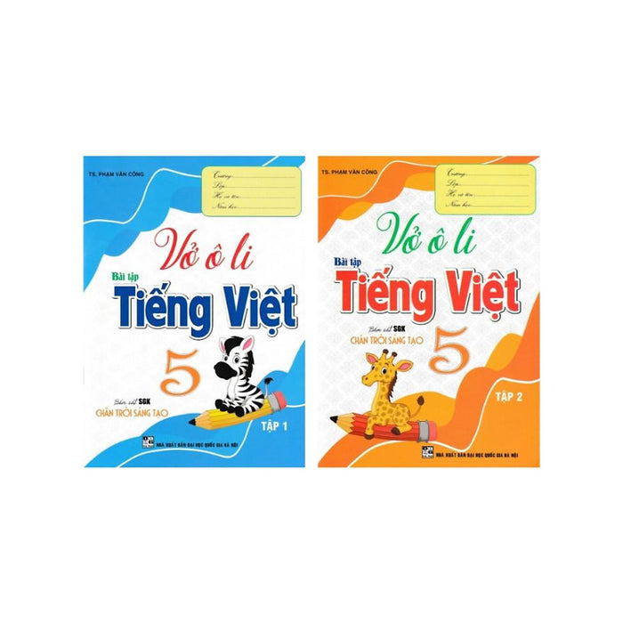 Sách - Vở Ô Li Bài Tập Tiếng Việt 5 (Bám Sát Sgk Chân Trời Sáng Tạo) (Ha-Mk)