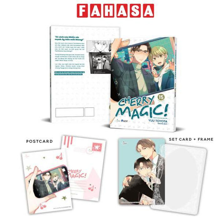 Sách - Cherry Magic - Tập 15 - Bản Đặc Biệt - Tặng Kèm Postcard Bồi 2 Mặt + Set Card + Frame Pvc