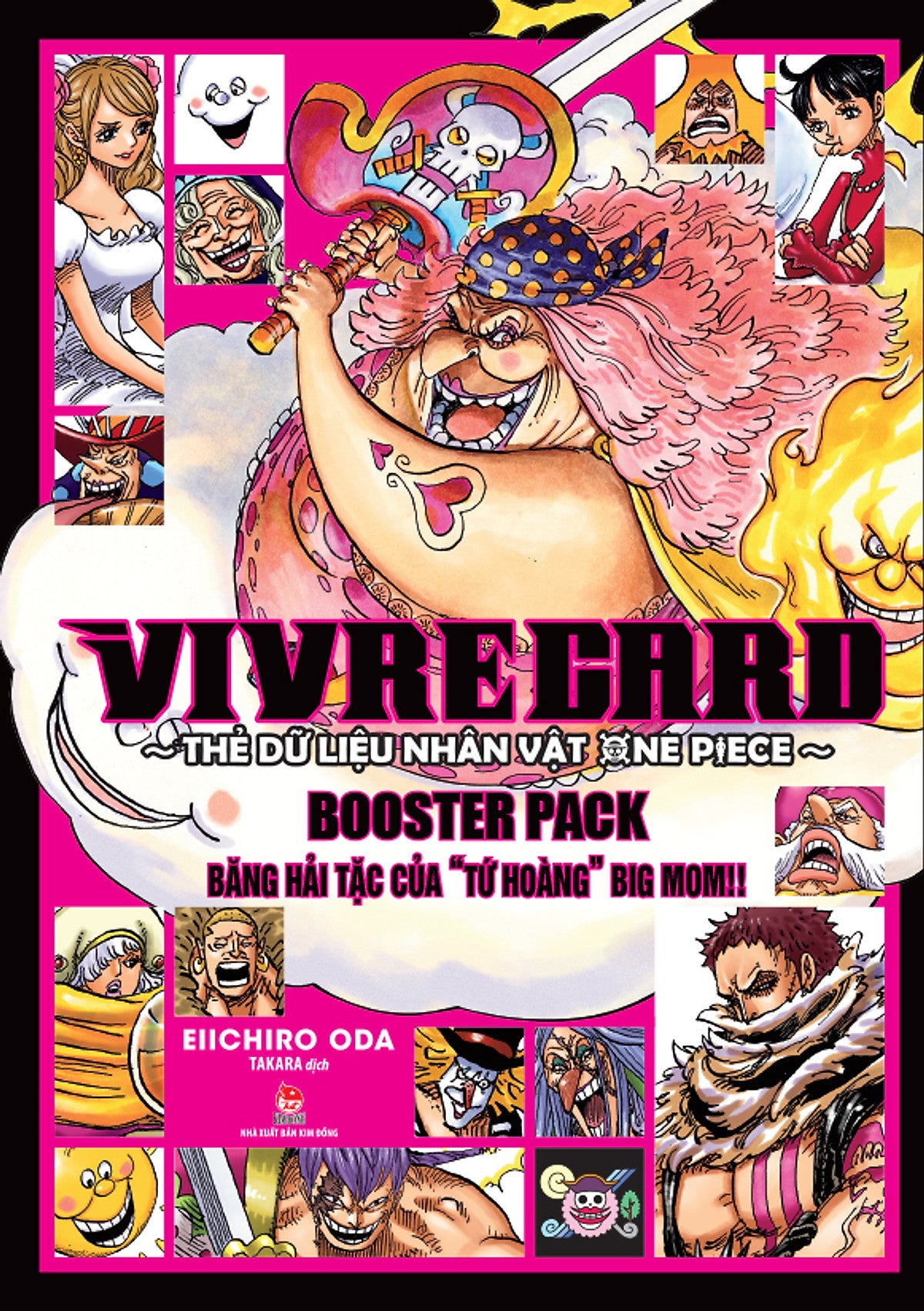 Sách Vivre Card - Thẻ Dữ Liệu Nhân Vật One Piece Booster Pack - Băng Hải Tặc Của “Tứ Hoàng” Big Mom!! 