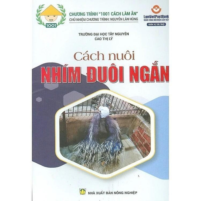 Sách - Cách Nuôi Nhím Đuôi Ngắn - Nxb Nông Nghiệp