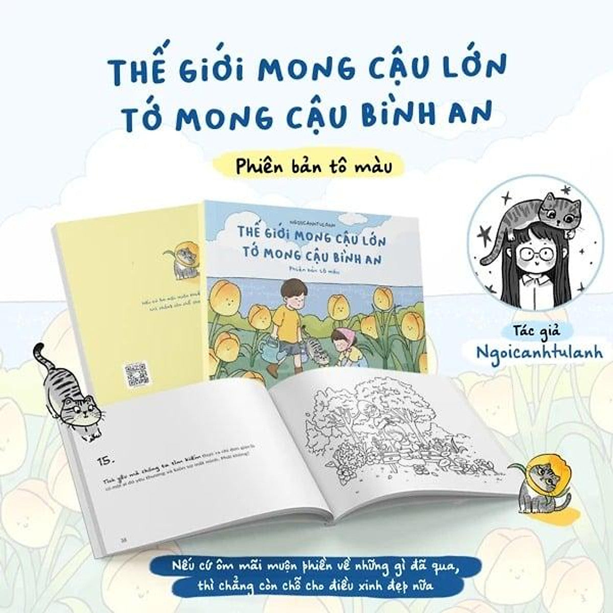 Sách Thế Giới Mong Cậu Lớn Tớ Mong Cậu Bình An (Tô Màu)