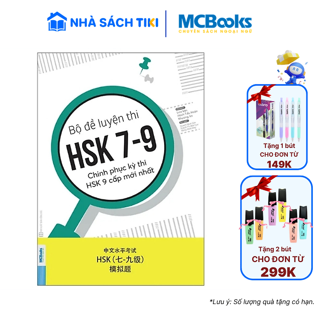Sách Bộ Đề Luyện Thi Hsk 7-9 – Chinh Phục Kỳ Thi Hsk 9 Cấp Mới Nhất