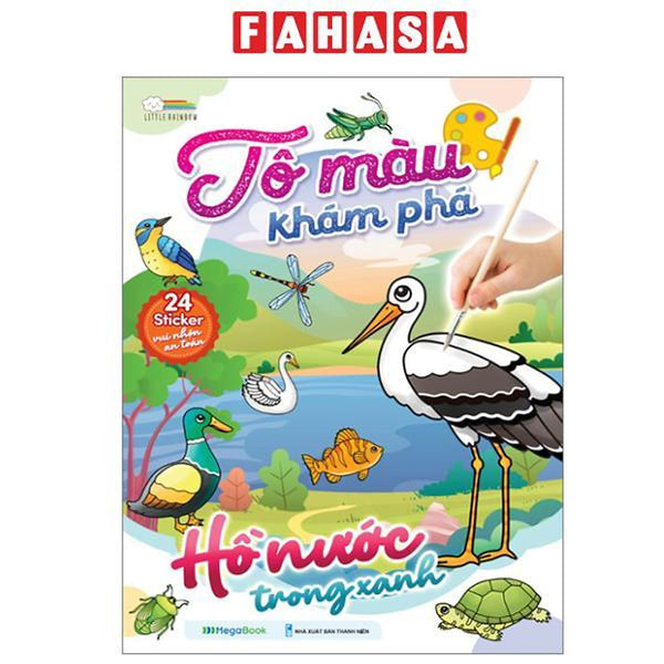 Sách - Tô Màu Khám Phá - Hồ Nước Trong Xanh