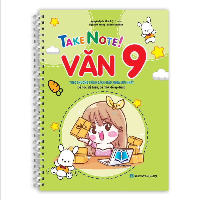 Sách - Take Note Văn 9! (Có Lò Xo) Biên Soạn Theo Chương Trình Sgk Mới Nhất - Nguyễn Quốc Khánh