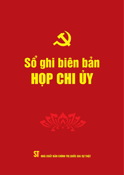 Sổ Ghi Biên Bản Họp Chi Ủy