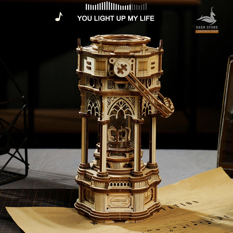 [Bản Tiếng Anh] Hộp nhạc mô hình tự lắp ráp Music Box Robotime | ROKR AMK41 - AMK62 - AMK63