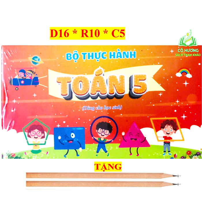 Sách - Bộ Thực Hành Toán Lớp 5 (Kp) #Huongbook