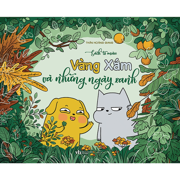 Vàng Xám Và Những Ngày Xanh (Sách Tô Màu)