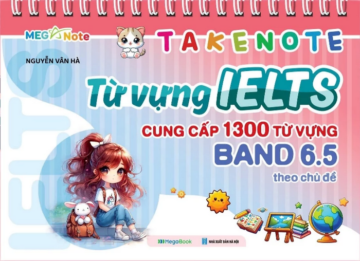 Sách - Takenote Từ Vựng Ielts Cung Cấp 1300 Từ Vựng Band 6.5 Theo Chủ Đề