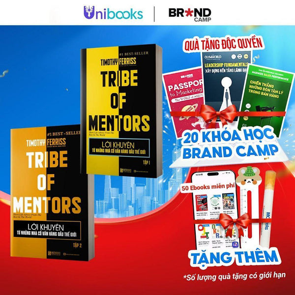 Sách - Lời Khuyên Từ Những Nhà Cố Vấn Hàng Đầu Thế Giới – Tribe Of Mentor (Tập 1+Tập 2) - Bizbooks