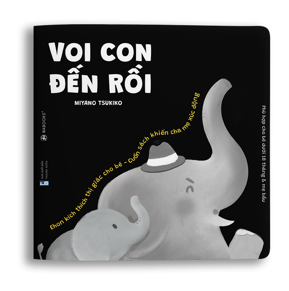 Sách Ehon Cảm Ơn Con - Voi Con Đến Rồi