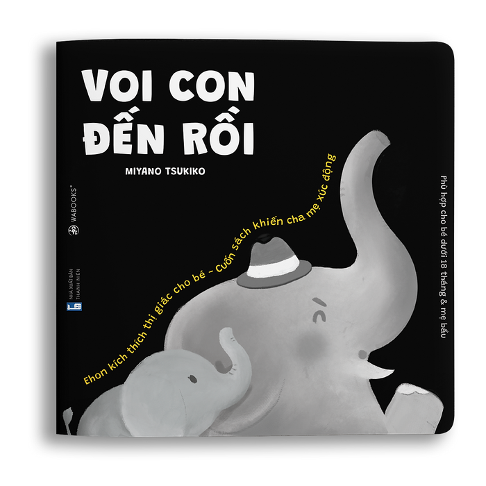 Sách Ehon Cảm Ơn Con - Voi Con Đến Rồi