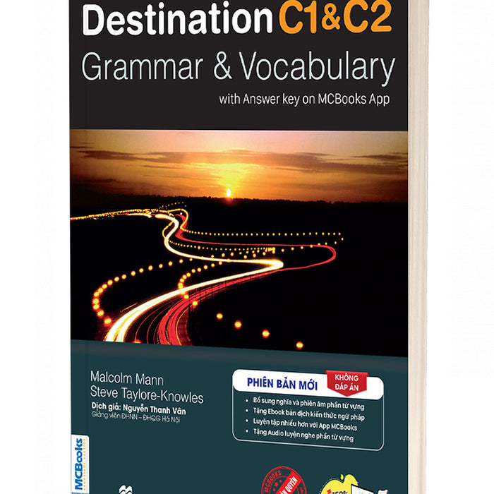 (Phiên Bản Mới, Tặng Eboook, Audio) Destination C1&C2 – Grammar & Vocabulary With Answer Key On Mcbooks App - Malcolm Mann, Steve Taylore-Knowles - Nguyễn Thanh Vân Dịch - Bizbooks