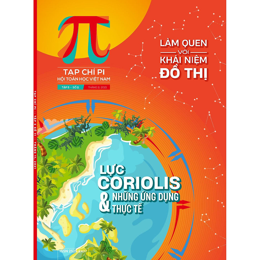 Tạp chí Pi - Hội Toán Việt Nam/Trọn bộ 10 cuốn - 12 số năm 2021