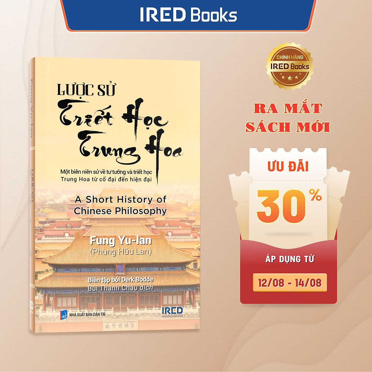 Sách - Lược Sử Triết Học Trung Hoa (A Short History Of Chinese Philosophy) - Fung Yu-Lan (Phùng Hữu Lan)
