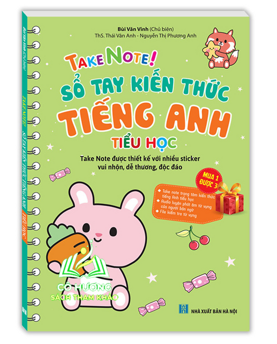 Sách - Take Note ! Sổ Tay Kiến Thức Tiếng Anh Tiểu Học (Mt)