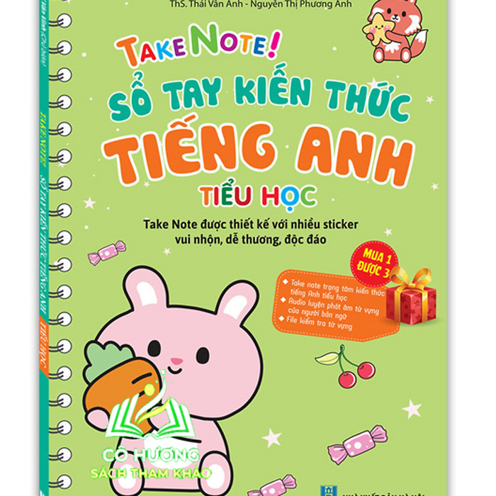 Sách - Take Note ! Sổ Tay Kiến Thức Tiếng Anh Tiểu Học (Mt)