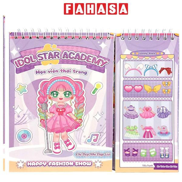 Sách - Idol Star Academy - Học Viện Thời Trang - Happy Fashion Show - Chị Đẹp Nhí Đạp Gió