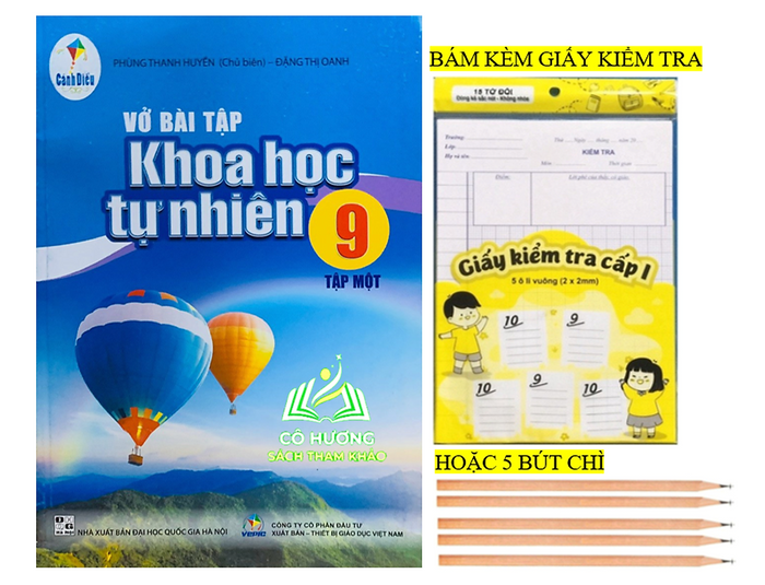 Sách - Vở Bài Tập Khoa Học Tự Nhiên Lớp 9 - Tập 1 (Cánh Diều)