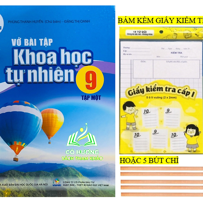 Sách - Vở Bài Tập Khoa Học Tự Nhiên Lớp 9 - Tập 1 (Cánh Diều)