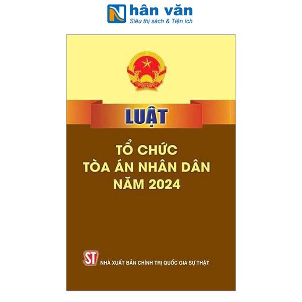 Sách - Luật Tổ Chức Tòa Án Nhân Dân Năm 2024