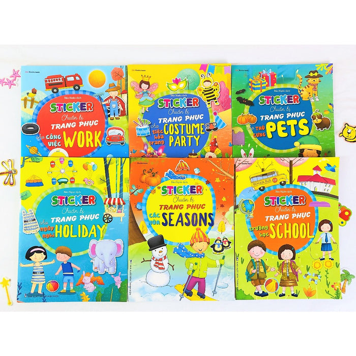 Sách - Sticker Chuẩn Bị Trang Phục - Ndbooks
