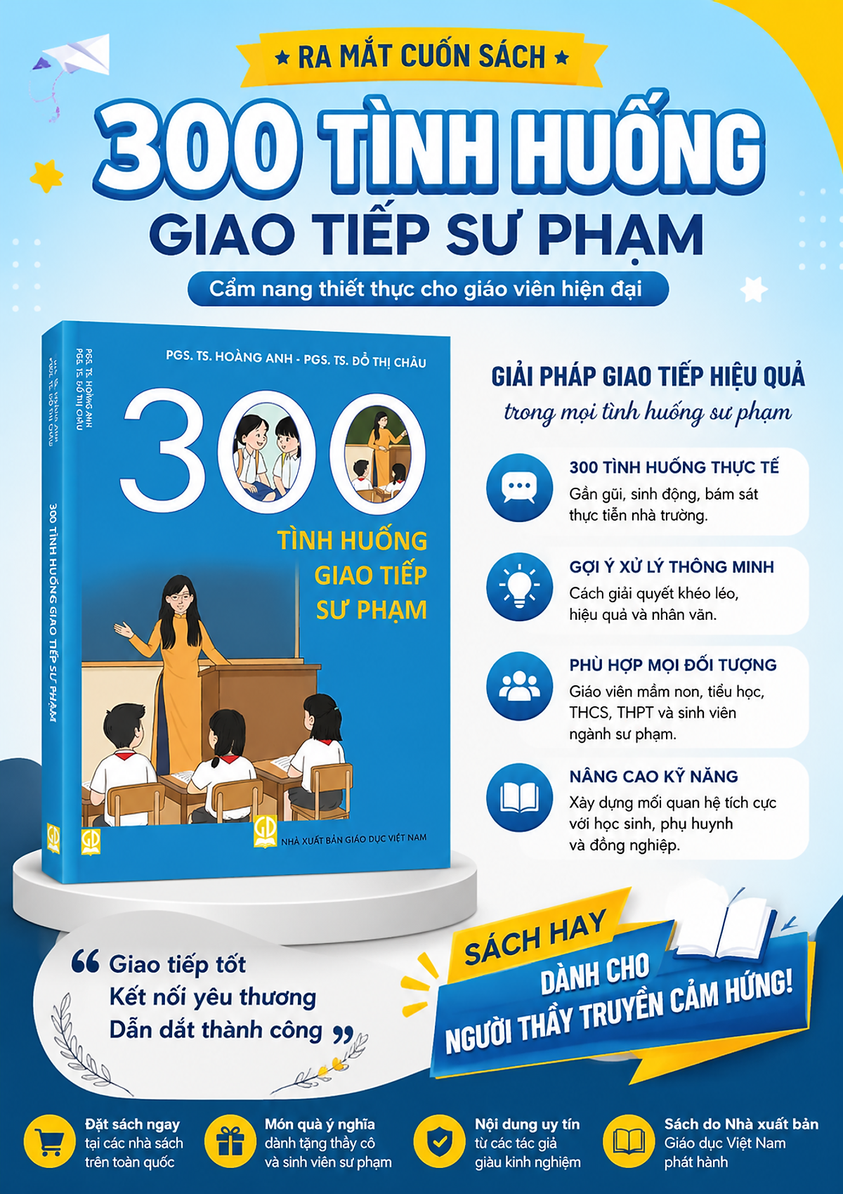 Sách - 300 Tình Huống Giao Tiếp Sư Phạm (Dành Cho Sinh Viên Sư Phạm)